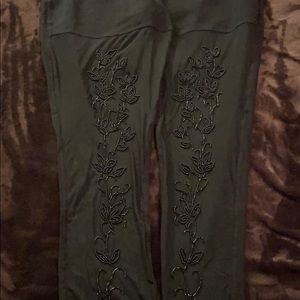 Torrid beaded front mesh leggings